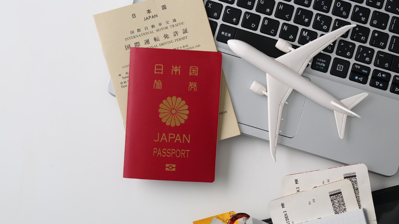 旅行先で英語を使う準備をしている